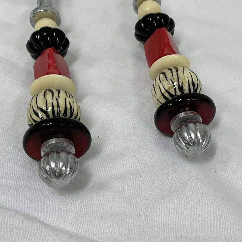 Art Glass Beaded Handle 12